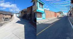 Fueron dadas al servicio dos calles en el casco urbano. Foto: Cortesía/La Opinión.
