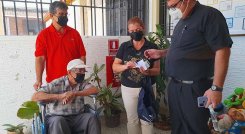 más de 130 adultos mayores de San Cristóbal serán atendidos por la iglesia católica./Foto cortesía