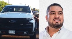 Huberto Parrazales, alcalde del municipio San Pedro Tapanatepec.