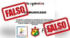A nombre de La Opinión piden a estas instituciones cercanas a la sede del medio de comunicación “acatar las órdenes”.