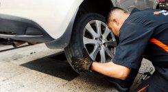 Las llantas deben ser cambiadas una vez que llegan a su límite de desgaste el cual es 1.6 mm. 