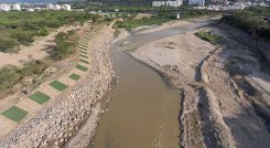 obras de protección de las márgenes del río Pamplonita./Foto Juan Pablo Cohen