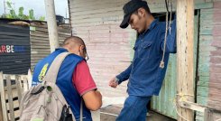 Gestión del Riesgo de Desastres realiza caracterización en asentamiento 23 de Enero
