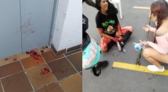 La mujer alcanzó a bajar al piso 1 a pedir auxilio