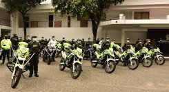 Nuevas motocicletas para la Fuerza Pública en Cúcuta