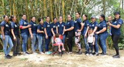 Mujeres de la vereda El Amparo, en Palmarito./Foto cortesía