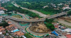 Conectantes del puente Benito Hernández ya avanzan en el 50%./Foto cortesía