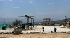 Construcción de una Estación de Servicios (EDS) en terreno donado como área de cesión por Conjunto Sierra Nevada. (Foto:Cortesía)
