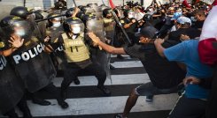 Protestas en Perú