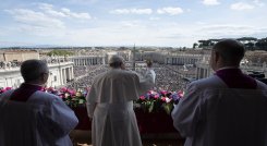 Papa Francisco pidió por la paz en esta "Pascua de Guerra"