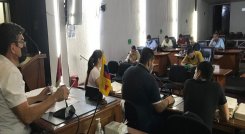 Alcalde Jairo Yáñez presentó proyectos de acuerdo para la reincorporación de presupuesto no comprometido. (Foto:Cortesía) 