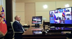 Rusia informó que Ucrania bombardeó un blanco en su territorio 
