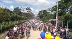 Campesinos le exigieron al Gobierno Nacional cumplir con los acuerdos de Paz. Foto: Cortesía/La Opinión