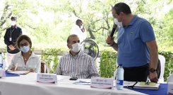 Gobernador Silvano Serrano.