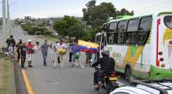 La protesta se desarrolló de manera pacífica. / Foto: Jorge Gutiérrez / La Opinión 
