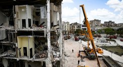 Explosión de un hotel en Cuba