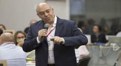 Jorge Saravia Ríos es consultor en temas de finanzas y estrategia. Participó en la convención de Cerámica Italia y grupos de interés.  Foto Juan Pablo Cohen / La Opinión{