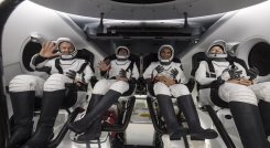 Astronautas. /Foto: AFP