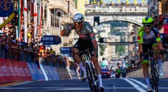 Stefano Soldani, ganador de la etapa 12 del Giro de Italia 2022. 