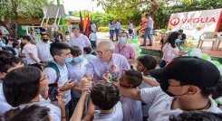 Colegio Daniel Jordán se sumó a la campaña Botellitas con Amor/foto cortesía
