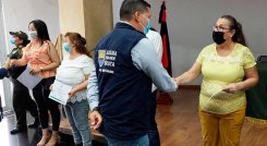 La alcaldía capacitó a los líderes de cúcuta en la prevención del delito./Foto cortesía