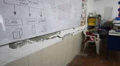 La sede de San Gerardo de la Institución Educativa Eustorgio Colmenares Baptista  es la que más intervenciones requiere. / Foto: Jorge Gutiérrez / La Opinión 
