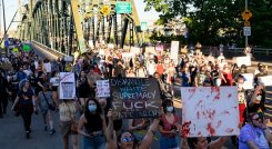El aborto ha sido motivo de protestas. 