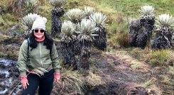 Trabajadora Social de Unisimón es la embajadora del páramo El Tamá/Foto cortesía