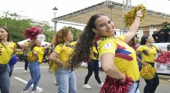 Volvió con júbilo el  desfile del 20 de julio