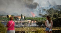 Incendio en España