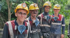 Hombres y mujeres encuentran su sustento y el de sus familias con la minería; por eso, hoy celebran con orgullo el Día del Minero./Foto Cortesía Carbomax
