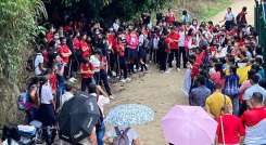En Cáchira, estudiantes protestan por deficiencias en la educación 