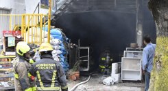 Incendio en una ferretería de Cúcuta