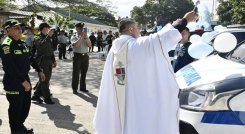 La Policía de Norte de Santander celebró el Día de la Virgen del Carmen./Foto: cortesía