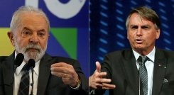 Bolsonaro y Lula. 