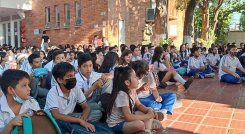 “Botellitas con amor" es una campaña que se desarrolla en el marco de la estrategia 'Cúcuta más verde'./Foto cortesía
