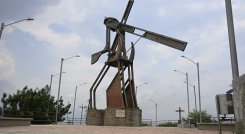 Los habitantes del barrio Antonia Santos vieron con buenos ojos, en 2017, la inauguración del mirador turístico Cerro Jesús Nazareno