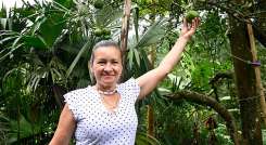 Martha Barreras en la finca 'La Belencita' 