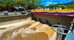 Desarenador del acueducto metropolitano en San Cayetano./Foto Pablo Castillo