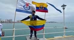 Alejandro Arévalo ganó dos medallas en Copa Pacífico./Foto: cortesía