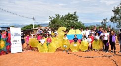 Festival de cometas integró a niños de Cúcuta y Venezuela
