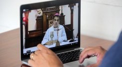 Ortega, en el aislamiento por el poder choca con la Iglesia./Foto: AFP