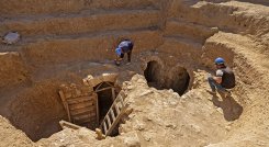 Hallada mansión de lujo de 1.200 años en el desierto./Foto: AFP