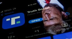 Red social de Donald Trump. / Foto: AFP