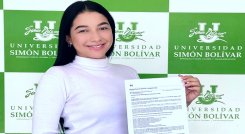 Nidia Alejandra fue elegida entre 80 jóvenes de América Latina y del Caribe.