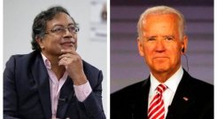 Gustavo Petro y Joe Biden