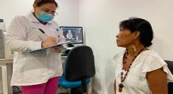 Fueron cinco, mayores de 40 años, las que accedieron al examen./Foto cortesía