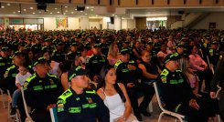 La Policía Nacional presidió la ceremonia de ascensos /Foto cortesía