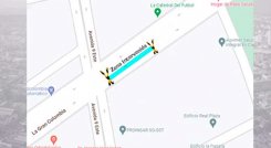 En este tramo de la avenida Gran Colombia se producirá el cierre vial./Foto cortesía