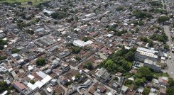 Siete personas fallecidas por deslizamientos de tierra en El Salvador./Foto: AFP